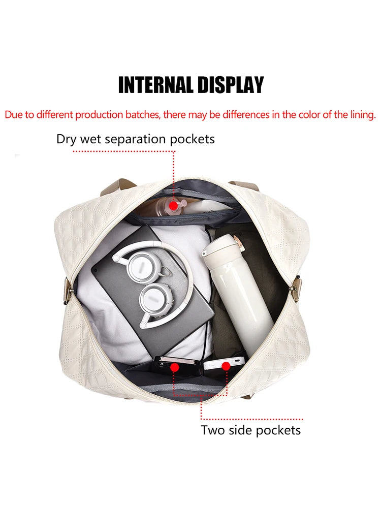 LuxeGrid Travel Duffle