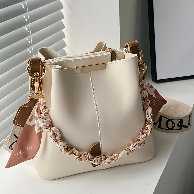 Women’s PU Bucket Shoulder Bag