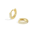 Minimalist Zirconia Hoop Earrings Set ✨💎