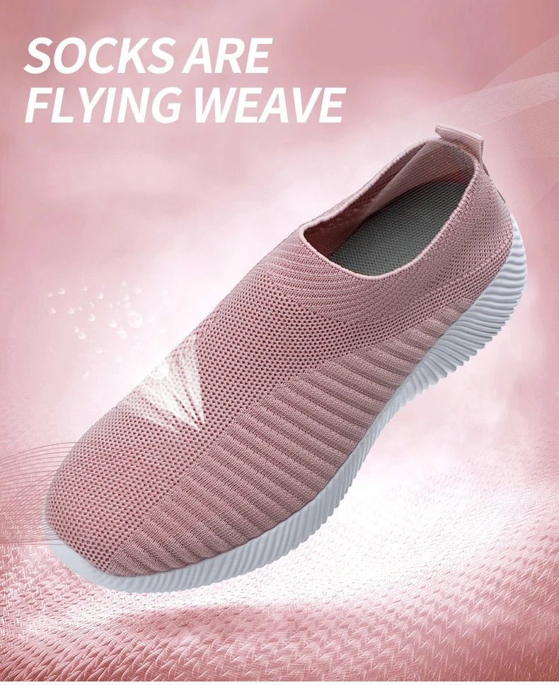 New Pink Women Shoes Soft Sneakers