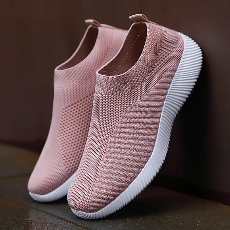 New Pink Women Shoes Soft Sneakers
