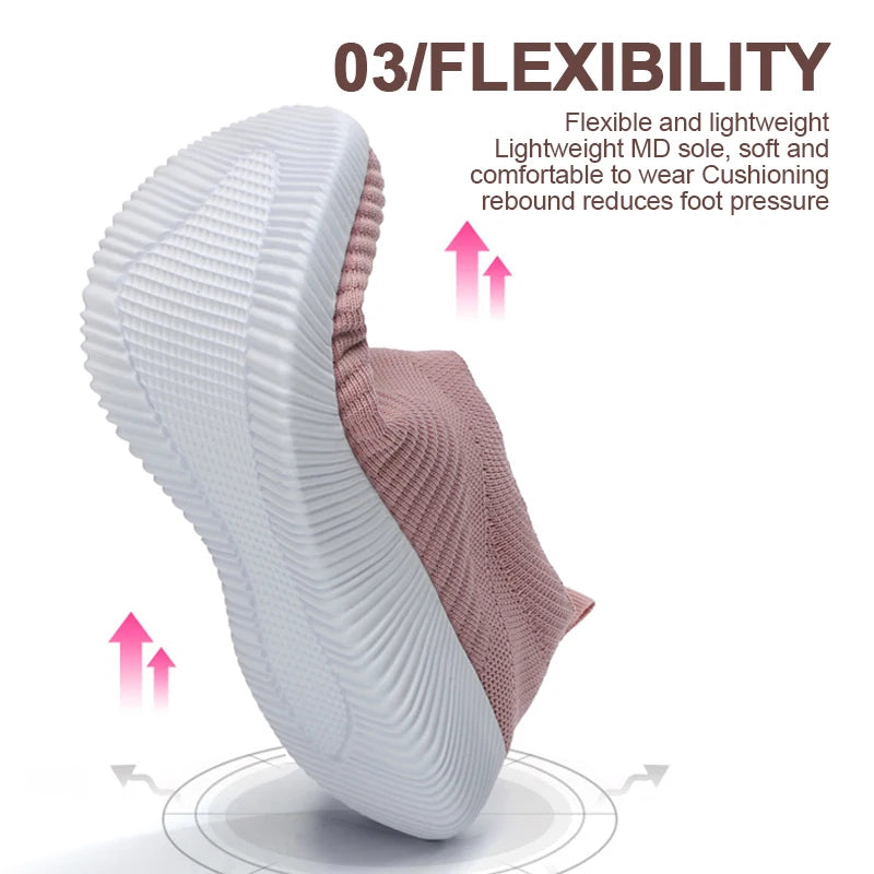 New Pink Women Shoes Soft Sneakers