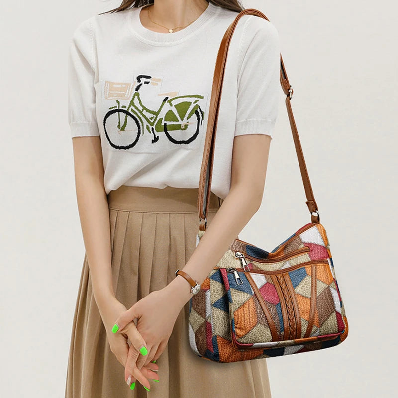 Women's Elegant Vintage Crossbody Bag Trendy HandBag F