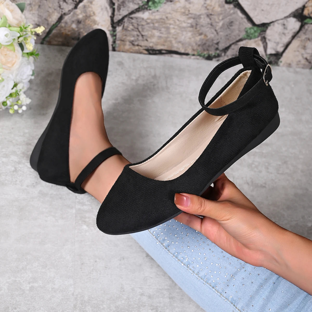 Classic Mary Jane Flat Shoes