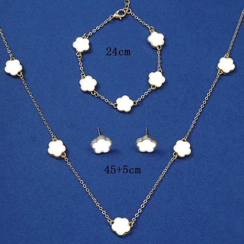 Lucky Clover 3-Piece Jewelry Set 🍀✨