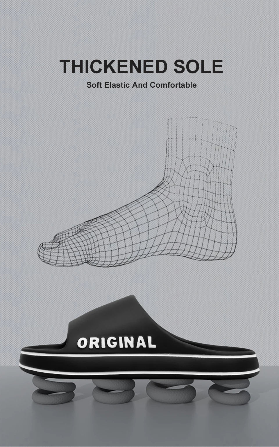 Feslishoet Women Letter Slippers Beach Slides Solid Color Mens