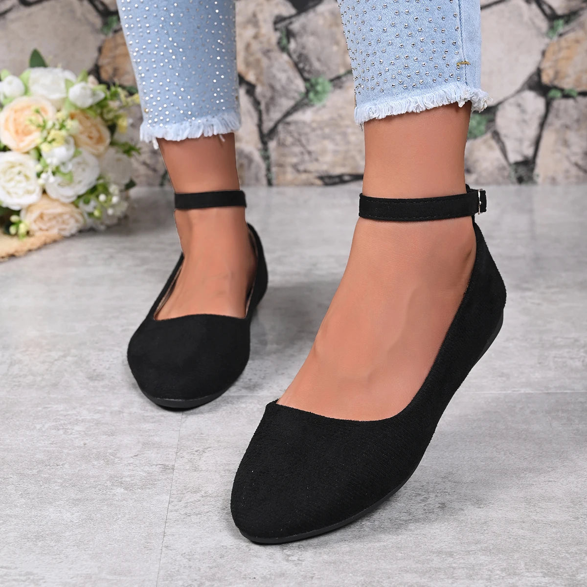 Classic Mary Jane Flat Shoes
