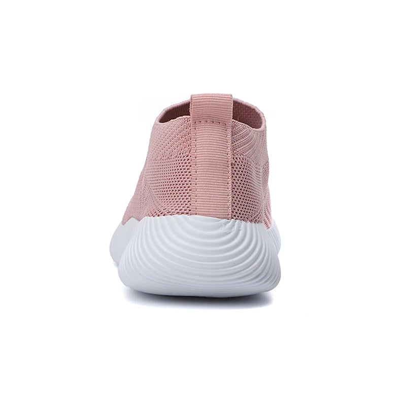 New Pink Women Shoes Soft Sneakers