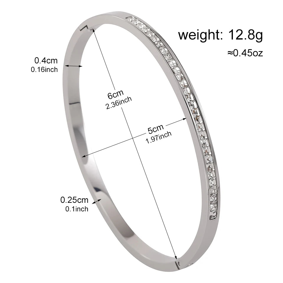 Women’s Floral Stainless Steel Cuff Bracelet