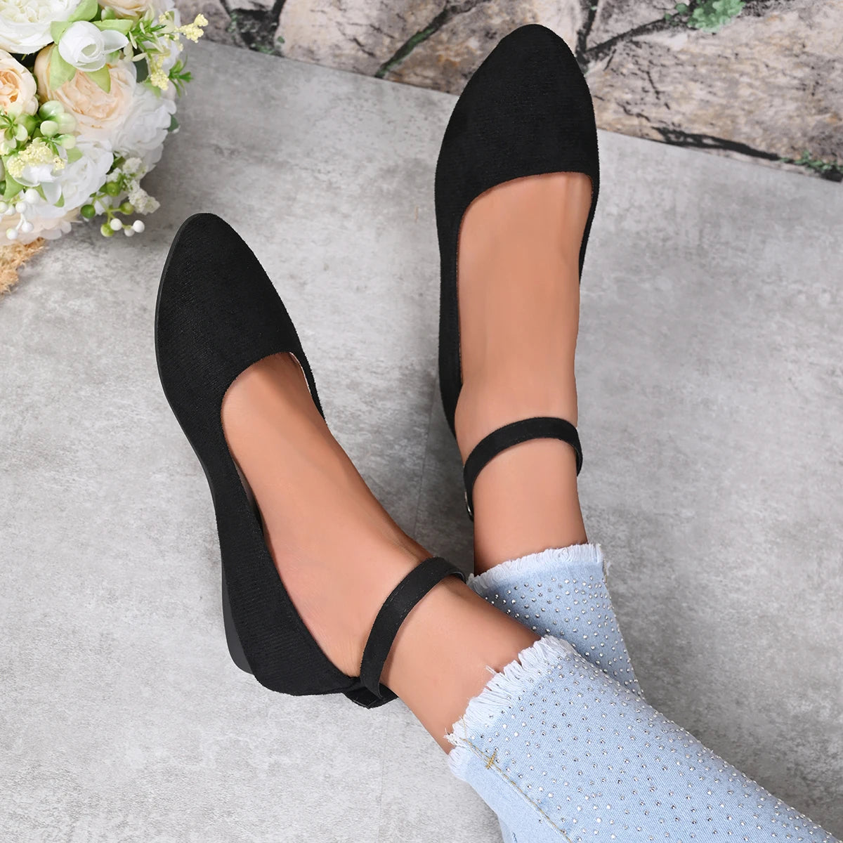 Classic Mary Jane Flat Shoes