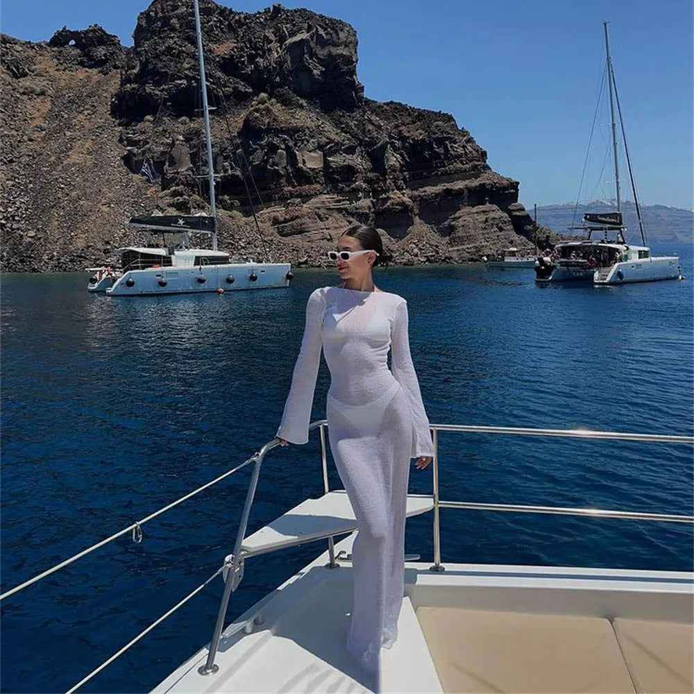 Women’s Sleeveless Beach Maxi Dress