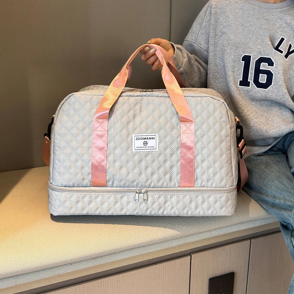 LuxeGrid Travel Duffle
