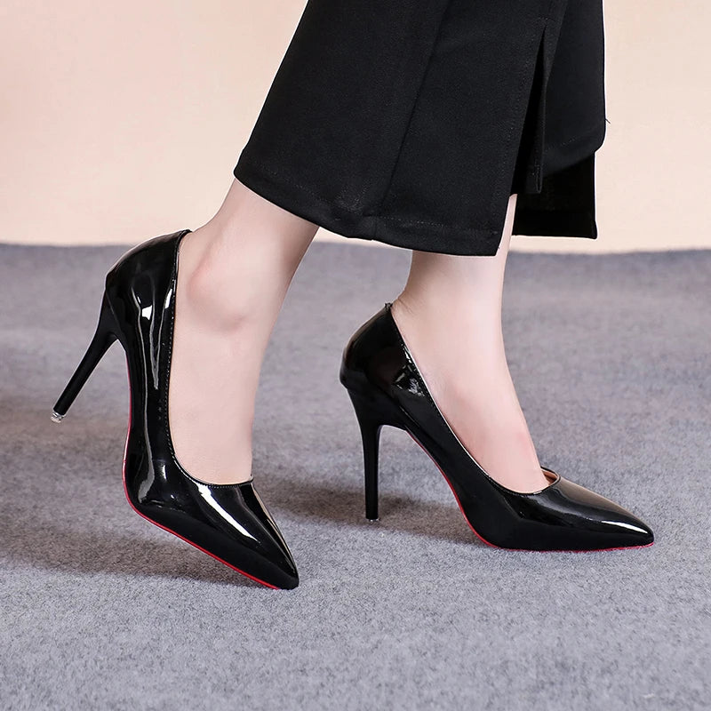 Sexy Pointed-Toe Stiletto Pumps