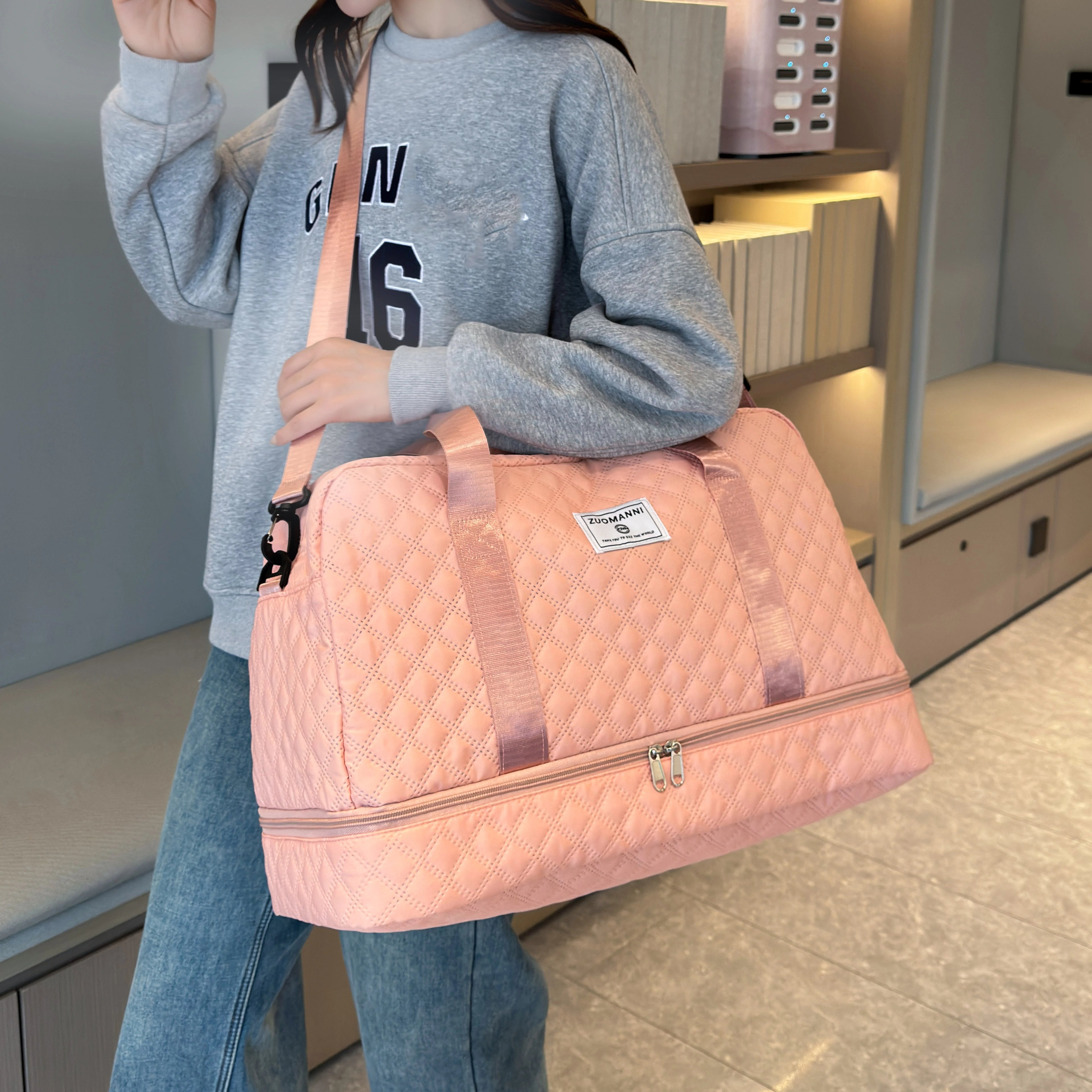 LuxeGrid Travel Duffle