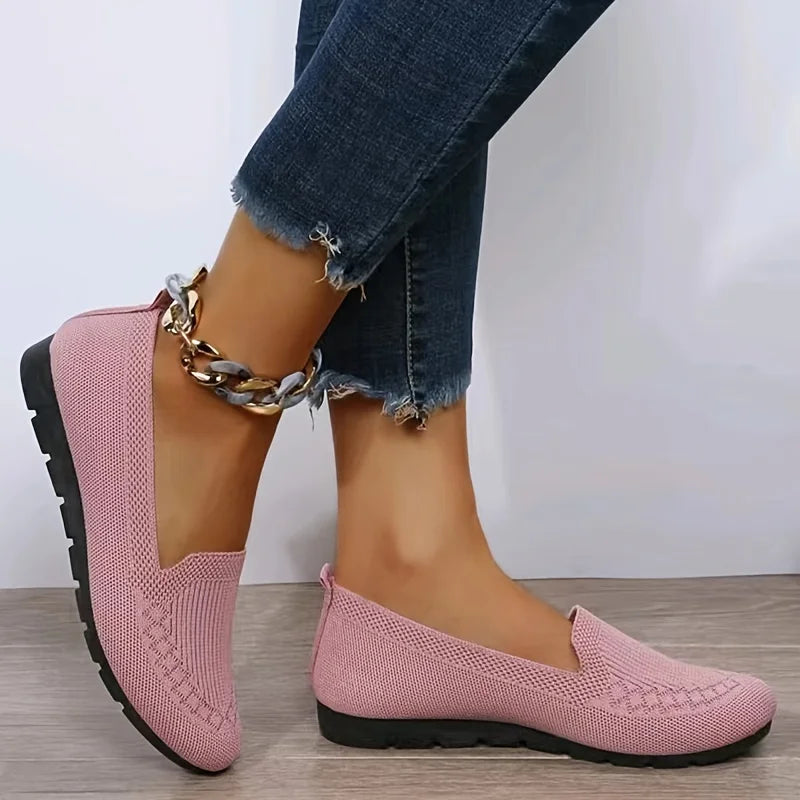 Women’s Knit Casual Loafers
