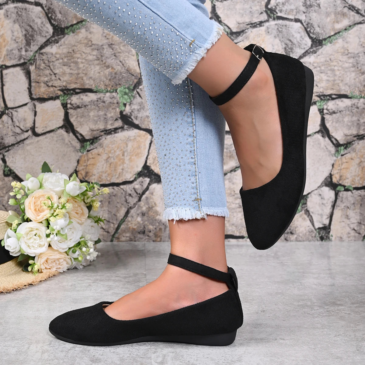 Classic Mary Jane Flat Shoes