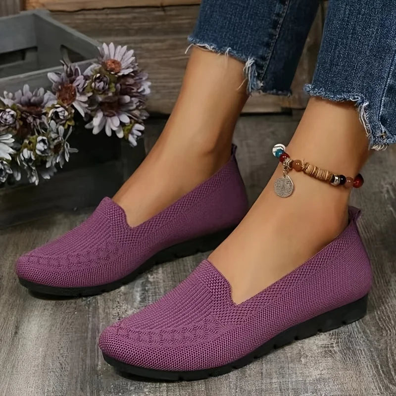 Women’s Knit Casual Loafers