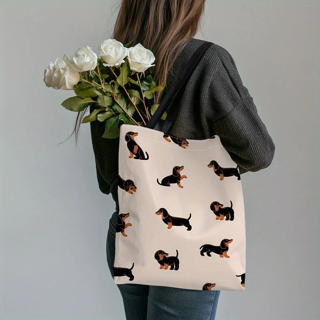 Large Capacity Dachshund Tote Bag