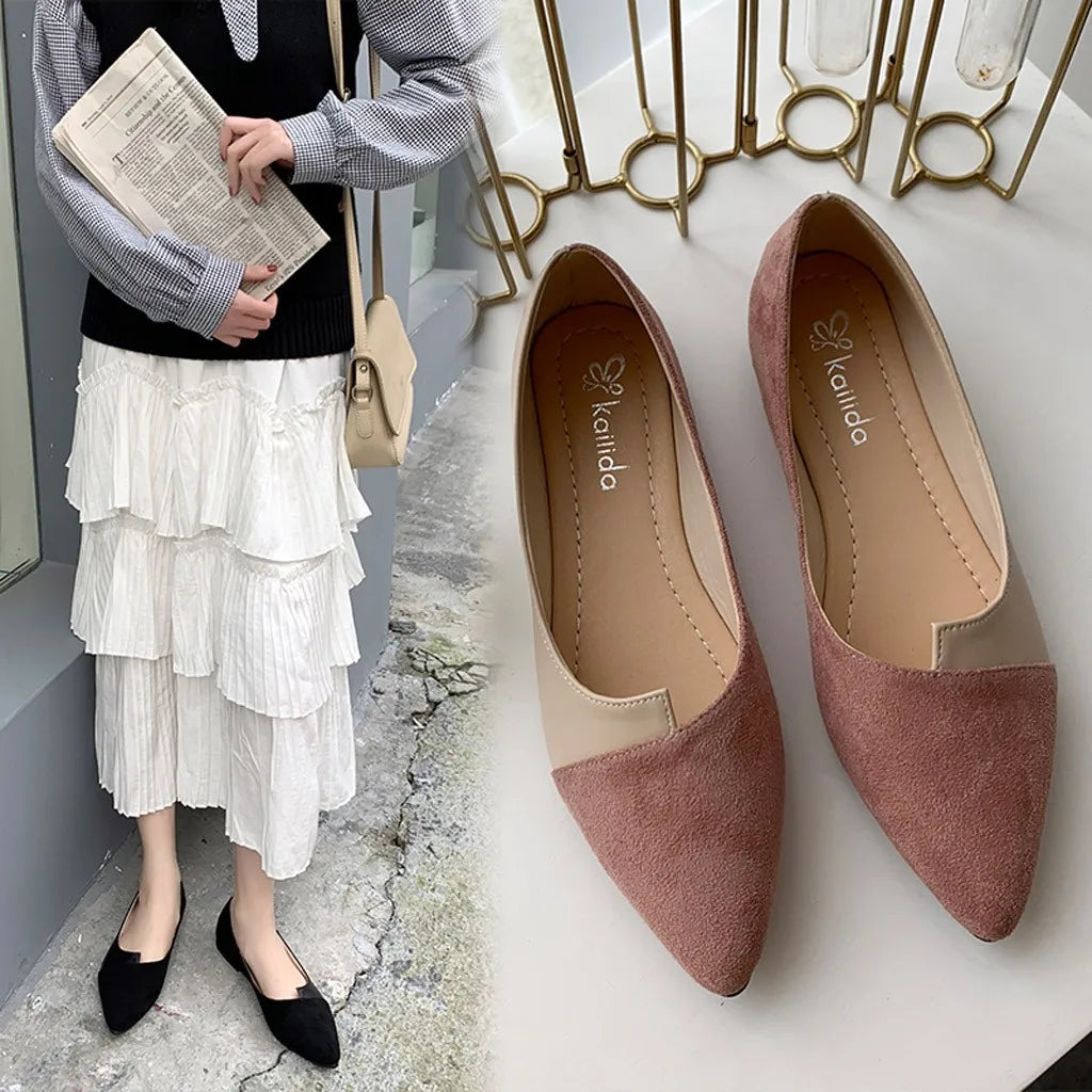 Breathable Slip-On Ballet Flats