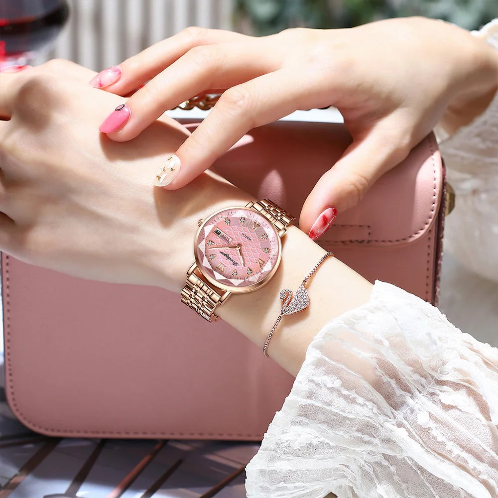 Women’s Luxury Roman Dial Quartz Watch