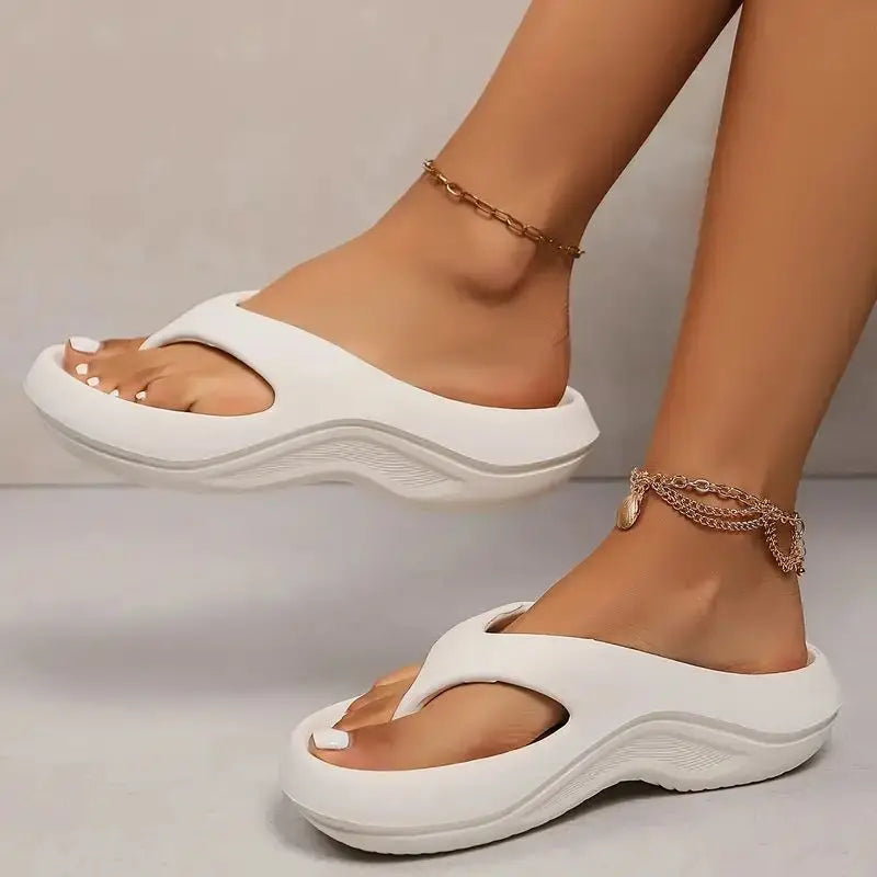 Thick Platform Eva Flip Flops For Women