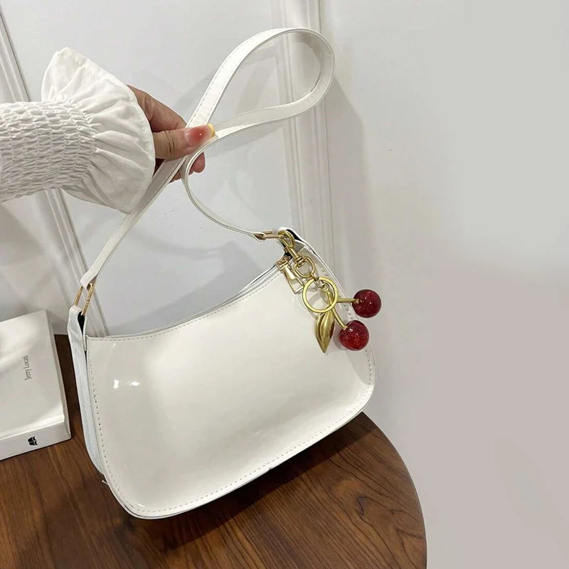 Women’s Cherry Pendant Shoulder Bag