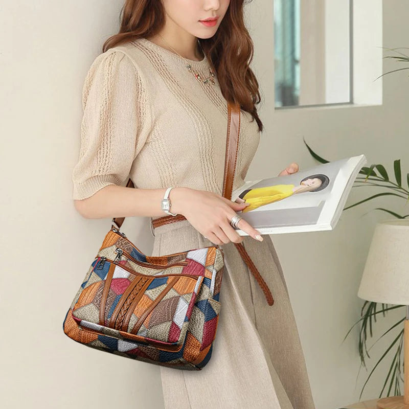 Women's Elegant Vintage Crossbody Bag Trendy HandBag F