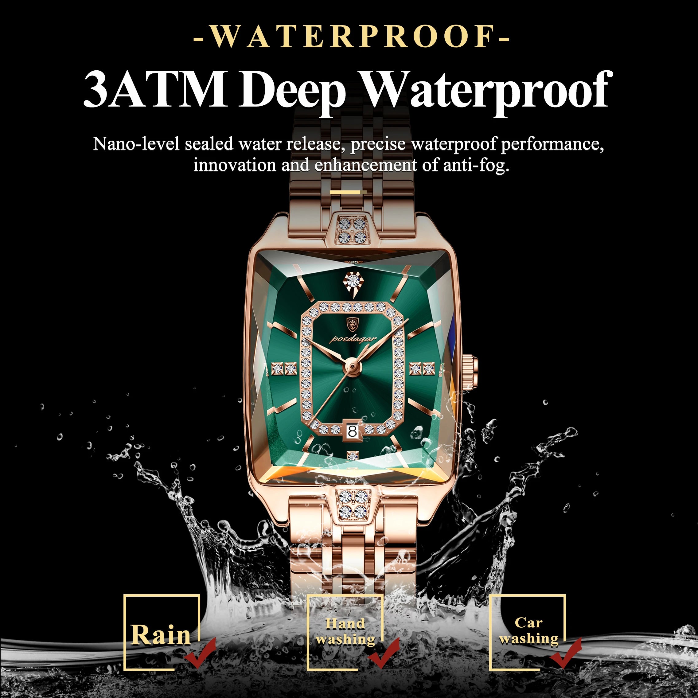 Women’s Luxury Rectangle Quartz Watch