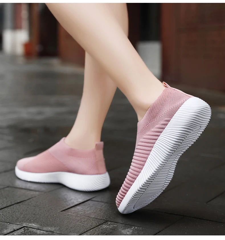New Pink Women Shoes Soft Sneakers