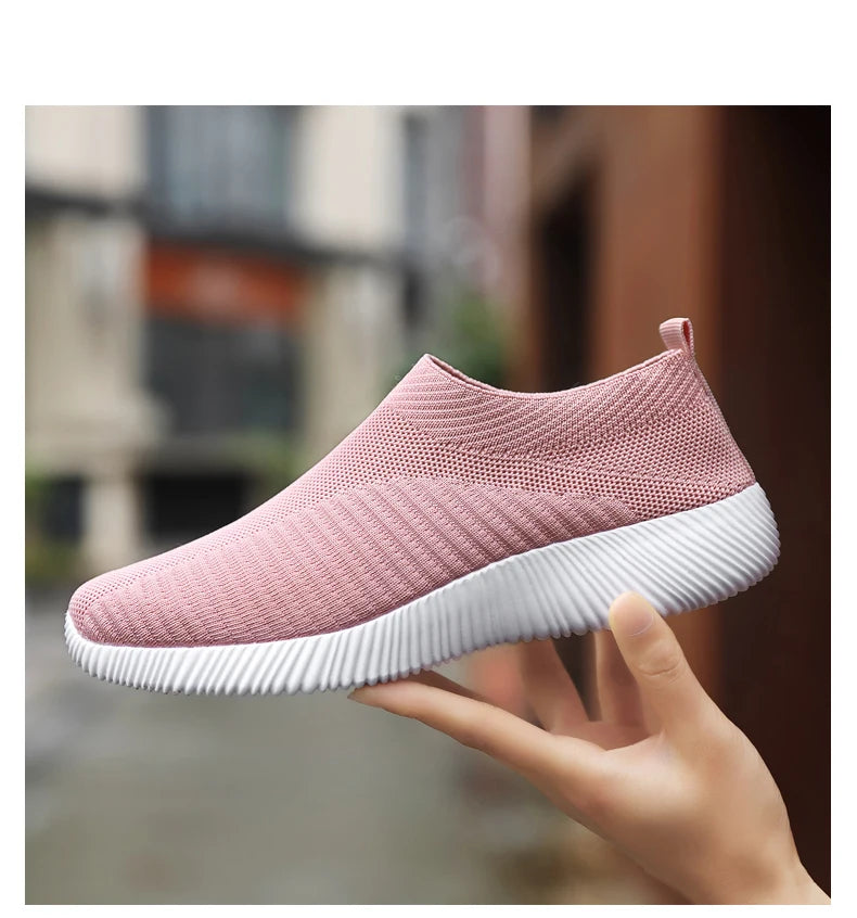 New Pink Women Shoes Soft Sneakers