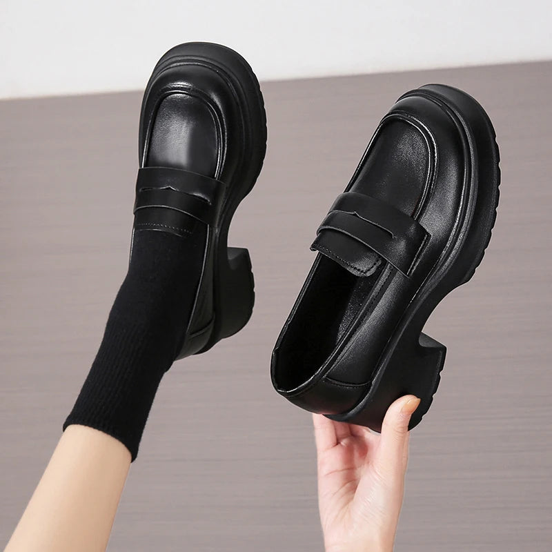 Lucyever JK Style Platform Loafers