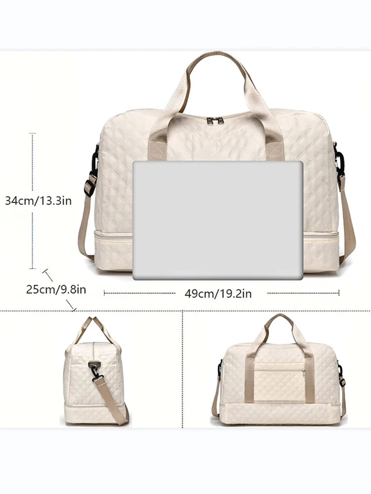 LuxeGrid Travel Duffle