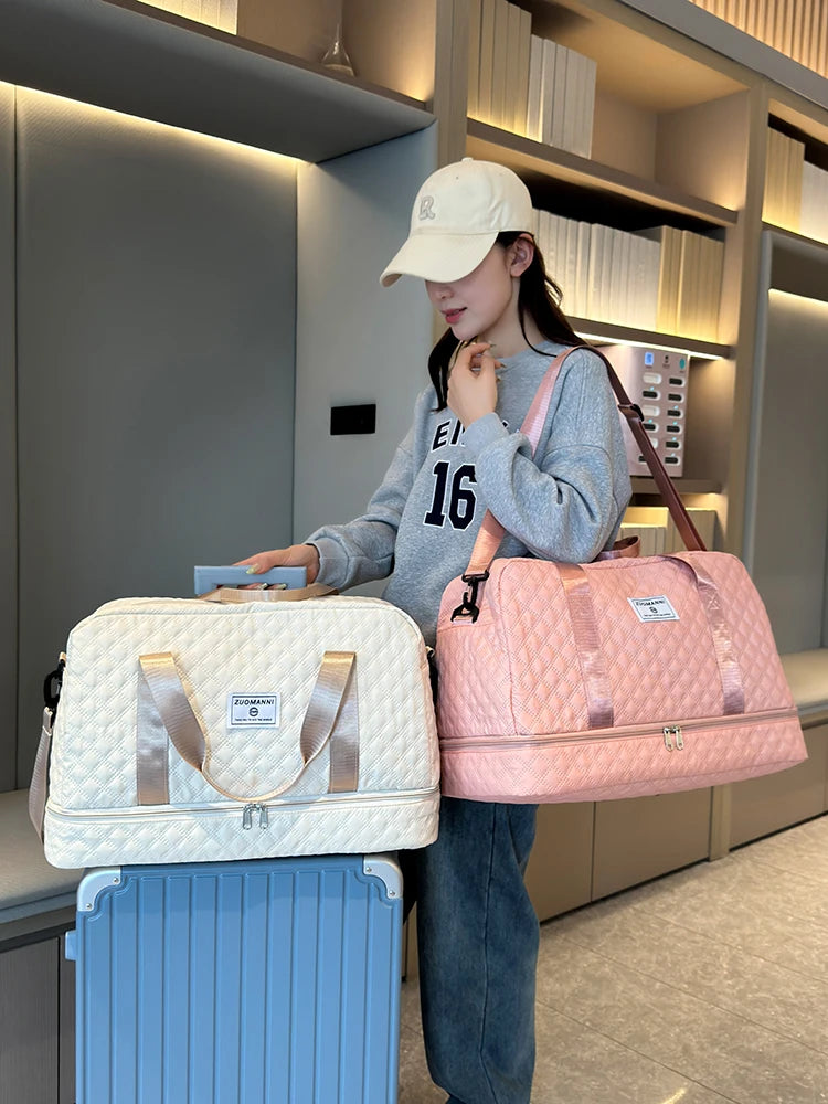 LuxeGrid Travel Duffle