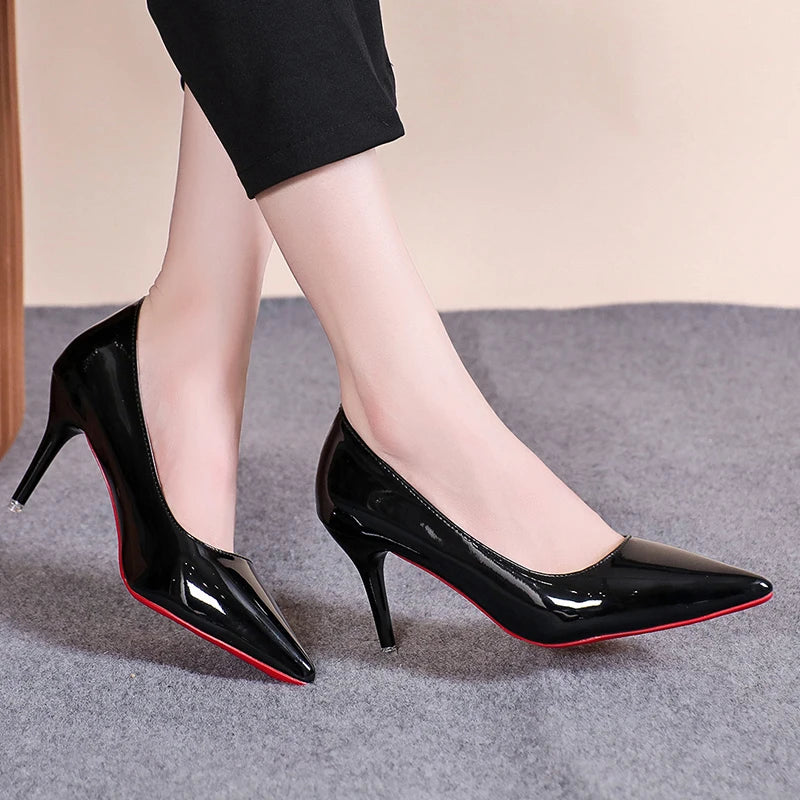 Sexy Pointed-Toe Stiletto Pumps