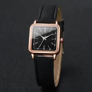 2/4PCS Fashion Minimalist Watch Luxury Men's and Women's