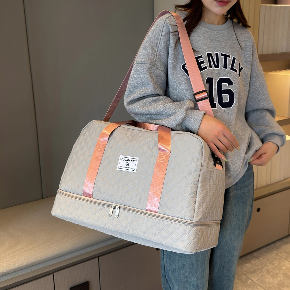 LuxeGrid Travel Duffle