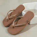 Summer Women Flip Flops casual solid color