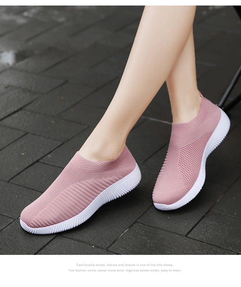 New Pink Women Shoes Soft Sneakers