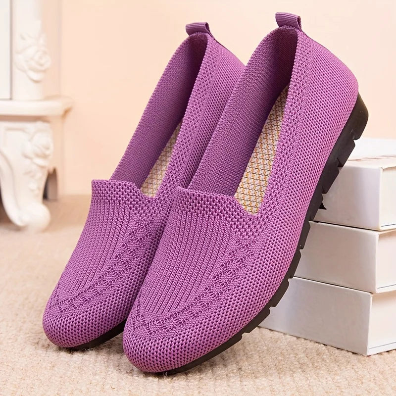 Women’s Knit Casual Loafers