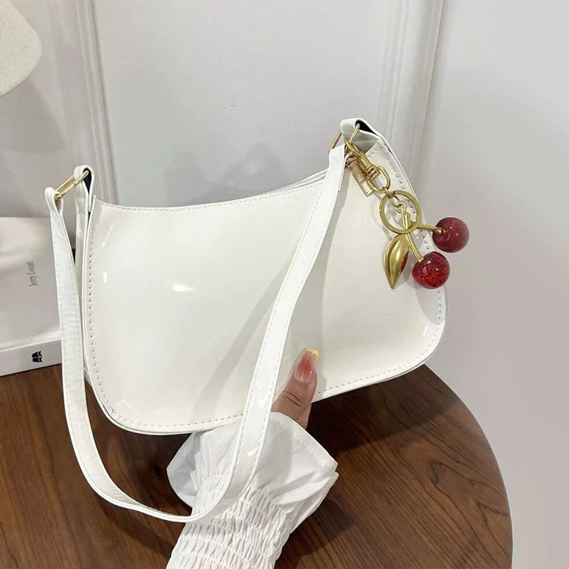 Women’s Cherry Pendant Shoulder Bag