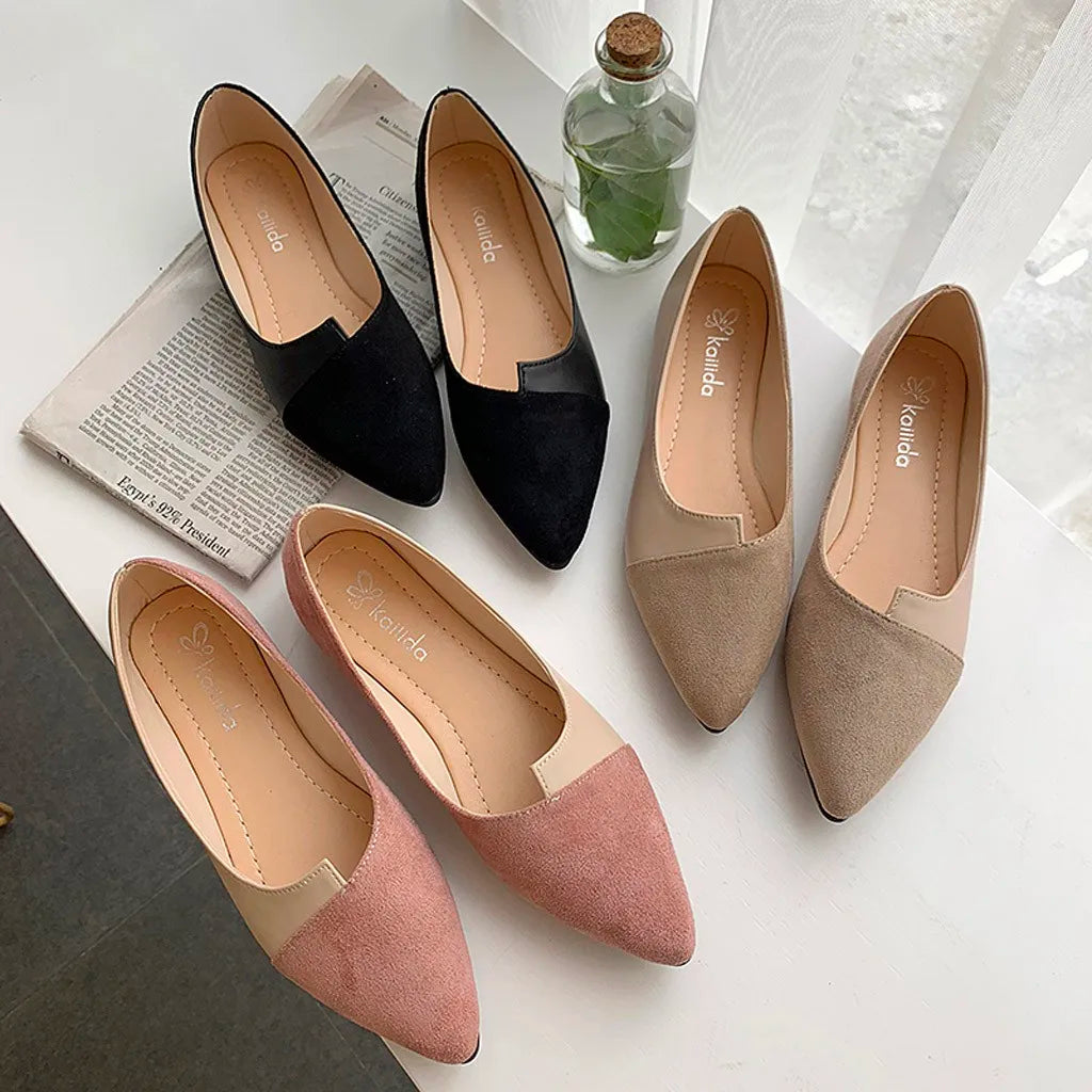 Breathable Slip-On Ballet Flats