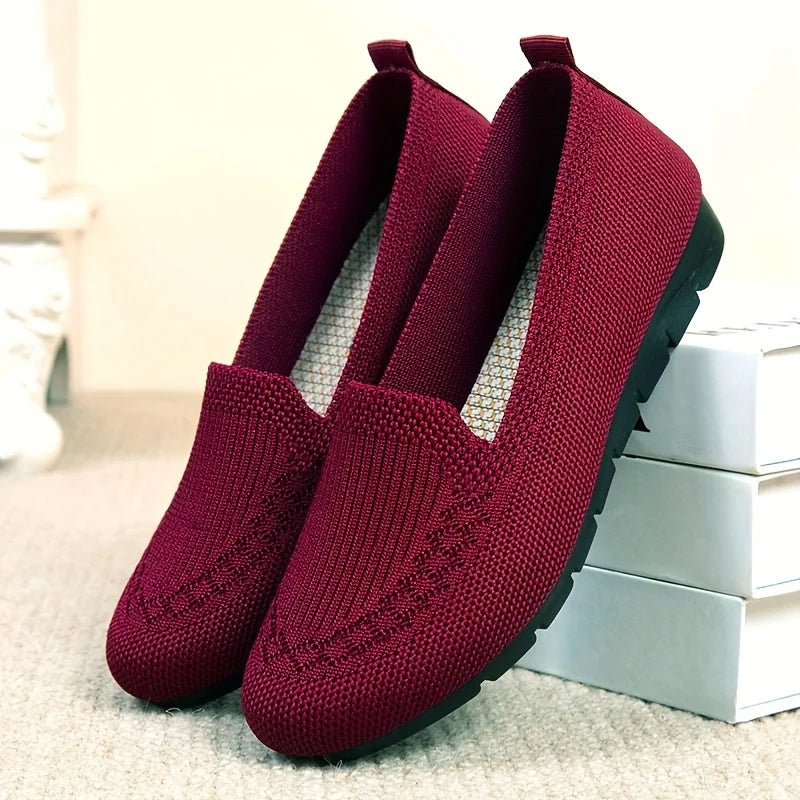 Women’s Knit Casual Loafers