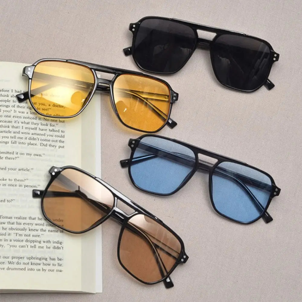 Retro Punk Square Sunglasses 🕶️✨