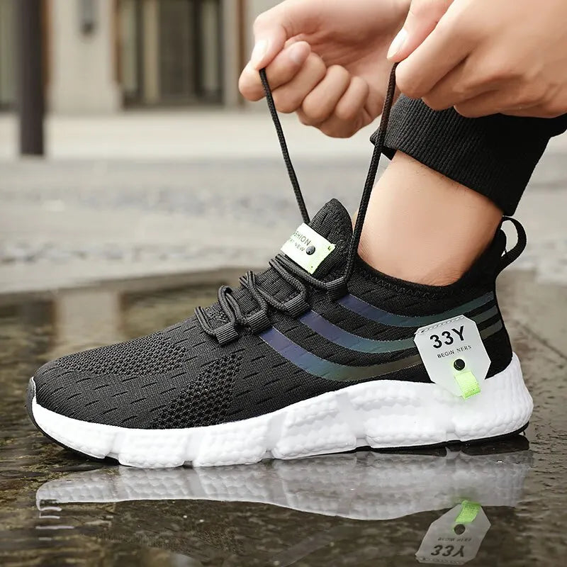 Men’s Breathable Mesh Running Sneakers 👟🏃