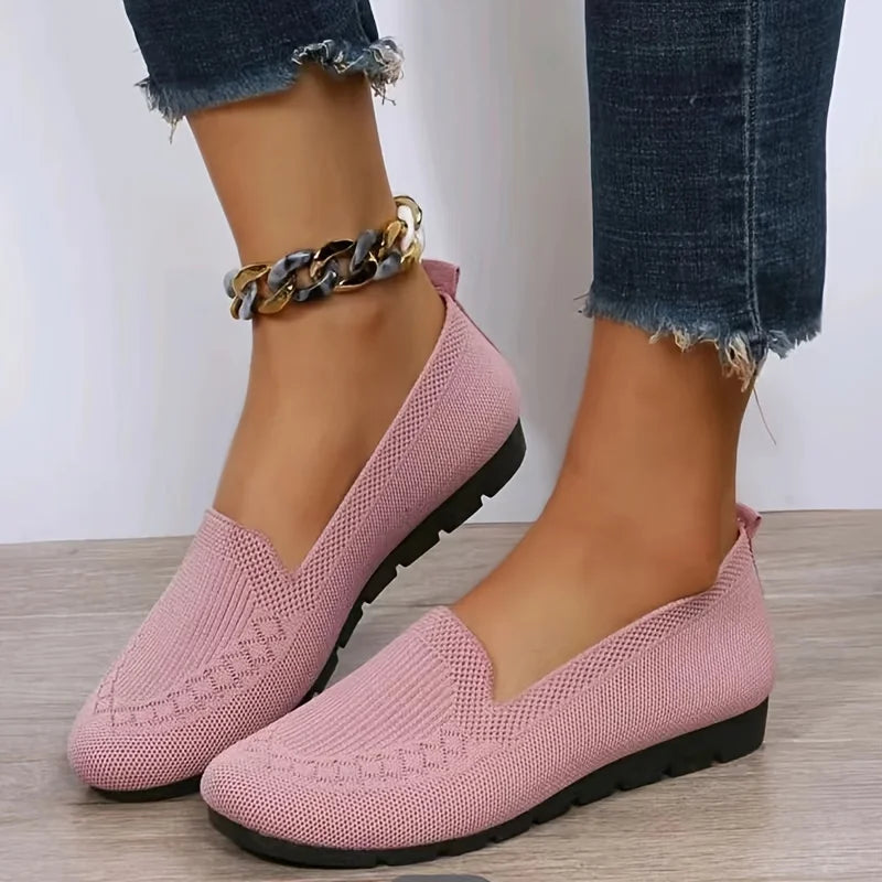 Women’s Knit Casual Loafers