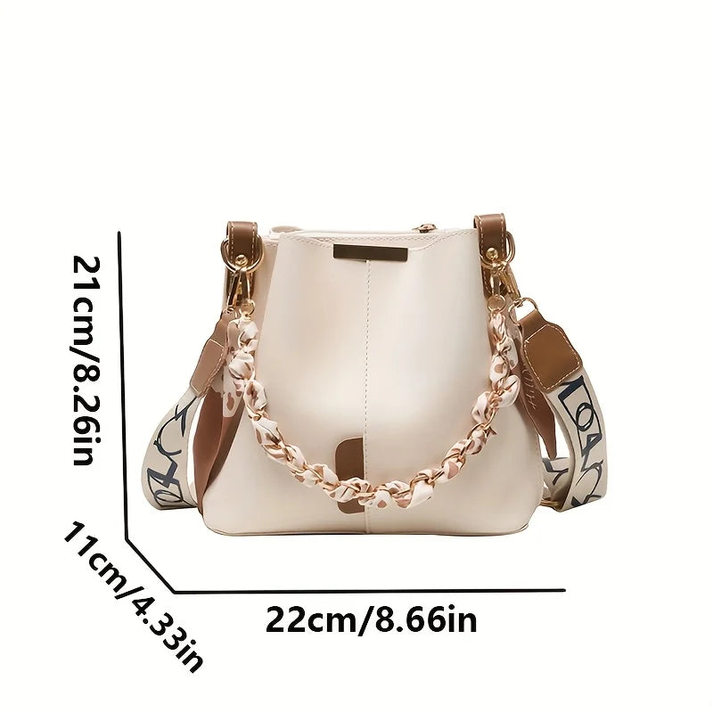 Women’s PU Bucket Shoulder Bag