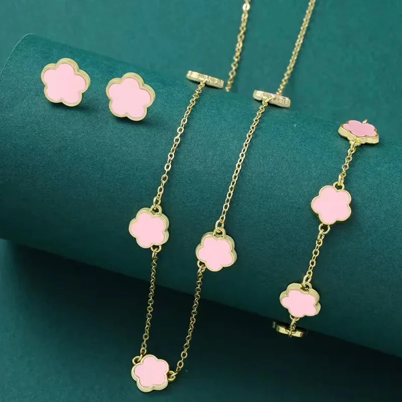 Lucky Clover 3-Piece Jewelry Set 🍀✨