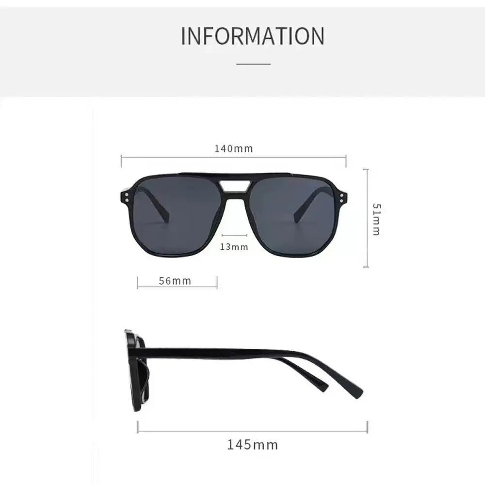 Retro Punk Square Sunglasses 🕶️✨