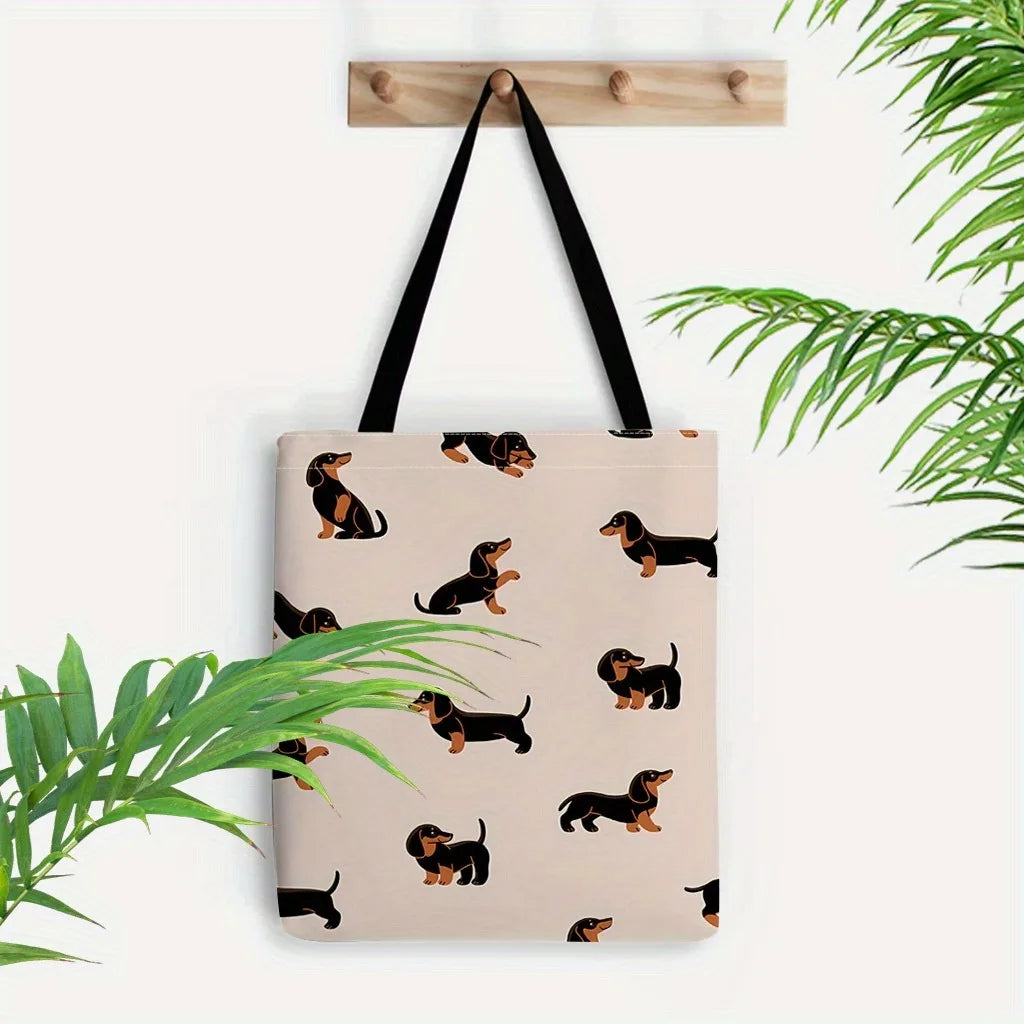 Large Capacity Dachshund Tote Bag