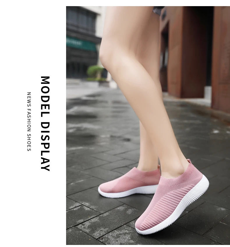New Pink Women Shoes Soft Sneakers